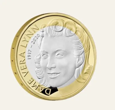 Dame Vera Lynn Immortalised on New £2 Coin Featuring “We’ll Meet Again” Tribute