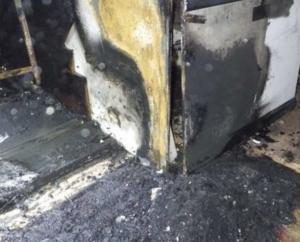 Four fire engines and around 25 firefighters tackled a fire at a dry cleaners on Bethnal Green Road in Bethnal Green