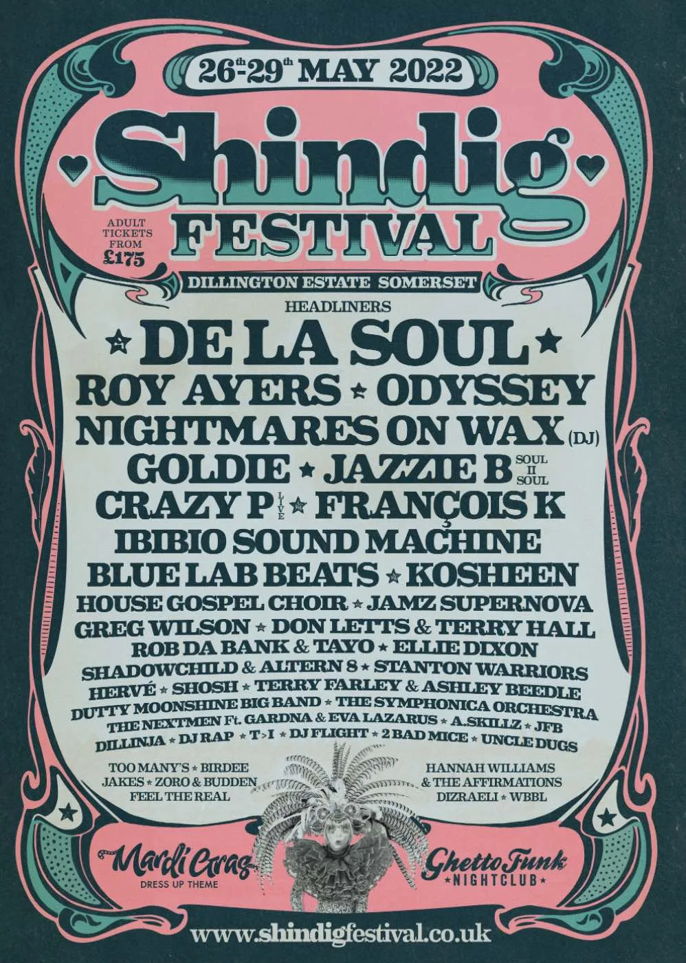 De La Soul, Roy Ayers & Drum & Bass Legends Headline Shindig Festival 2022 at New Somerset Venue