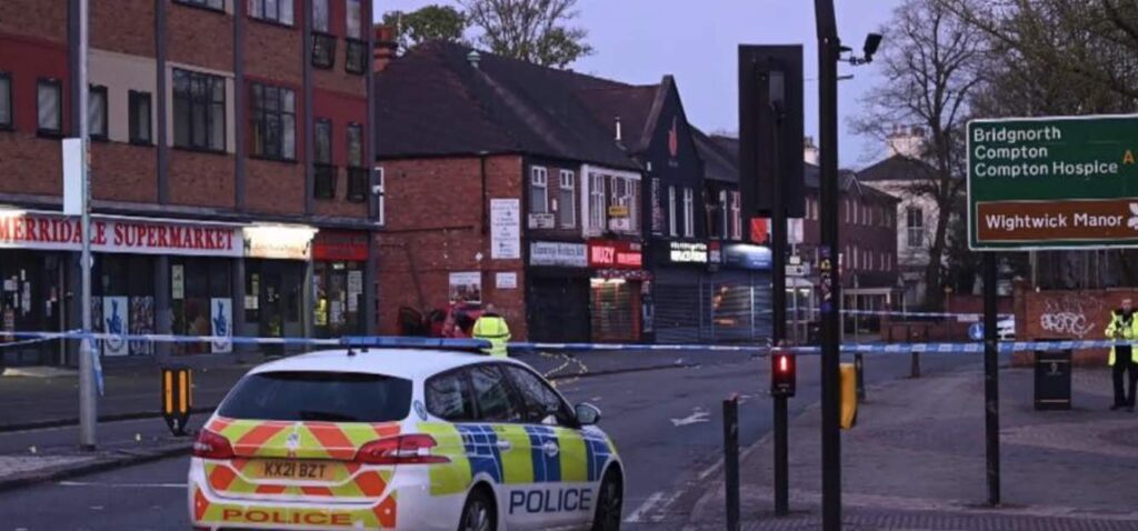 A teenager has tragically died and another left seriously injured after a car hit a wall in Wolverhampton in the early hours of this morning