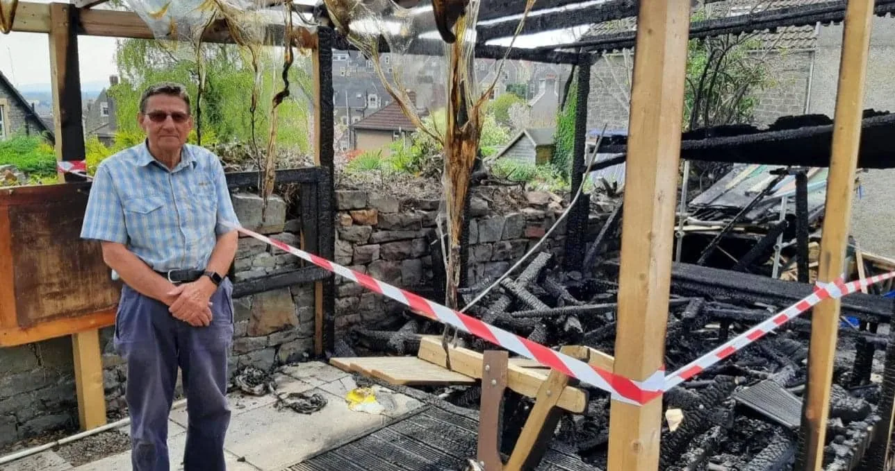 An investigation is under way into a suspected arson which damaged property used by a community workshop charity in Clevedon