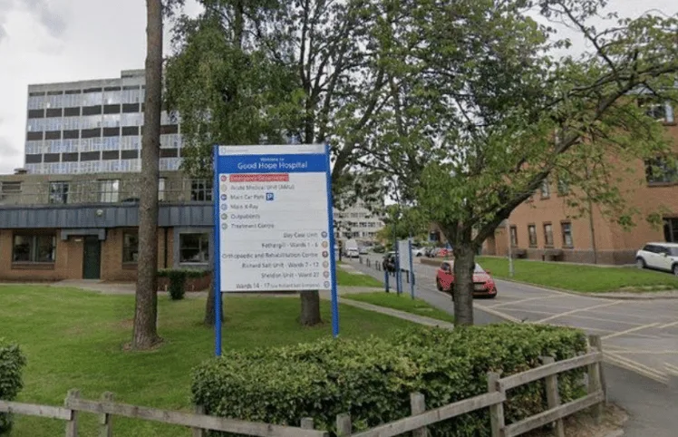 Man Held After Body Found in Car at Good Hope Hospital, Birmingham