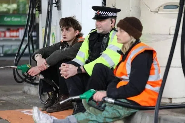 Fuel Fury: Four Charged Over £5,000 Damage in Cobham and Clacket Lane Petrol Protest Chaos