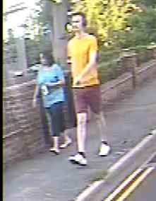 Police say people seen on CCTV could help them with a rape investigation in Horley near Gatwick