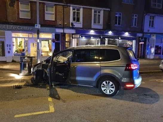 Arrests made after stolen car crashes in Hove