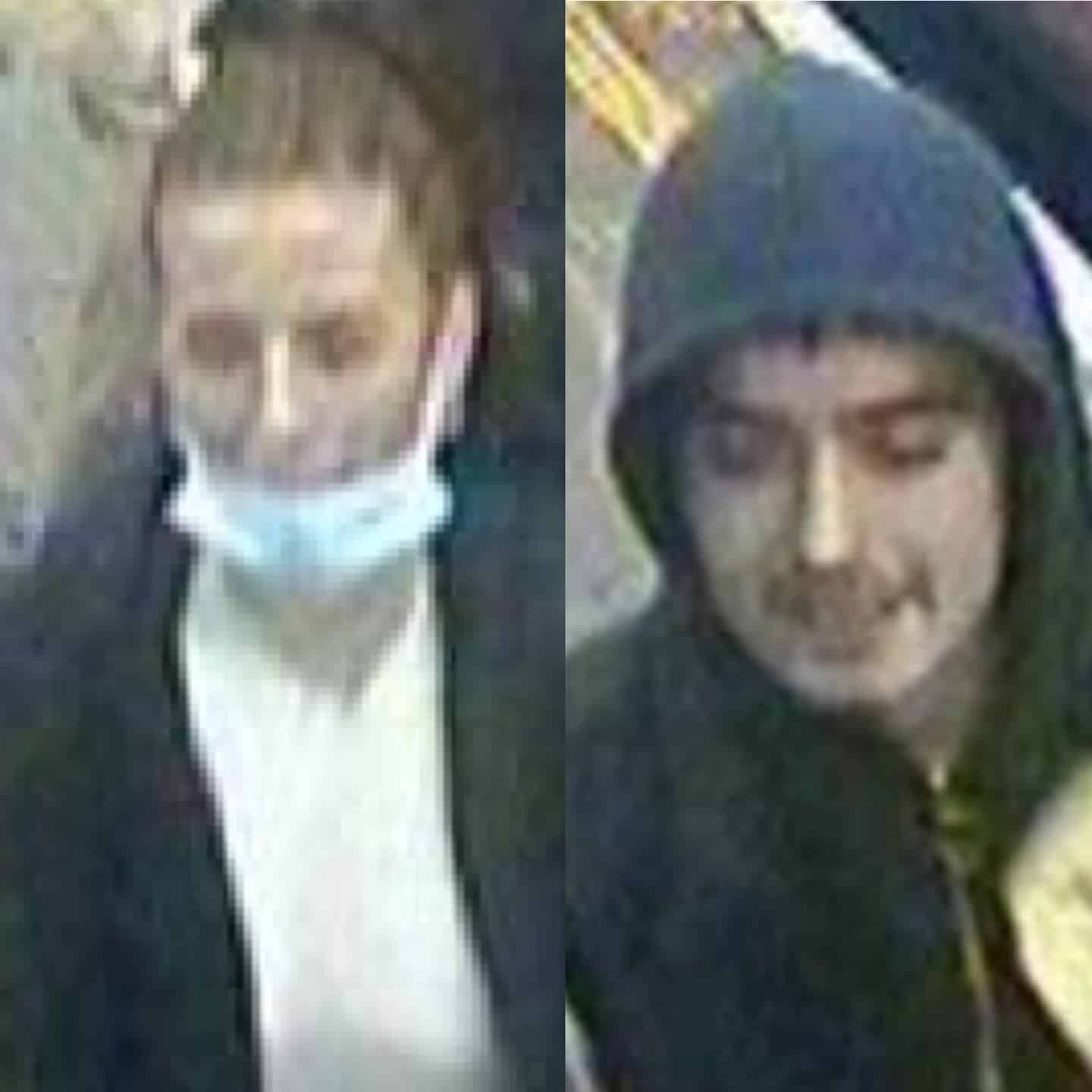 Officers investigating a violent robbery at East Acton Underground station have released fresh images of two suspects