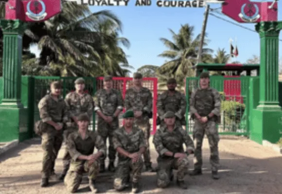 Royal Gibraltar Regiment Arms Gambian Forces in Vital Five-Week UK Training Blitz