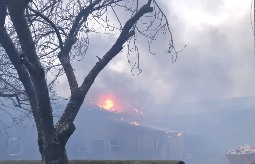 Massive Blaze Rips Through Renovation Site in Widnes – Deliberate Fire Under Investigation