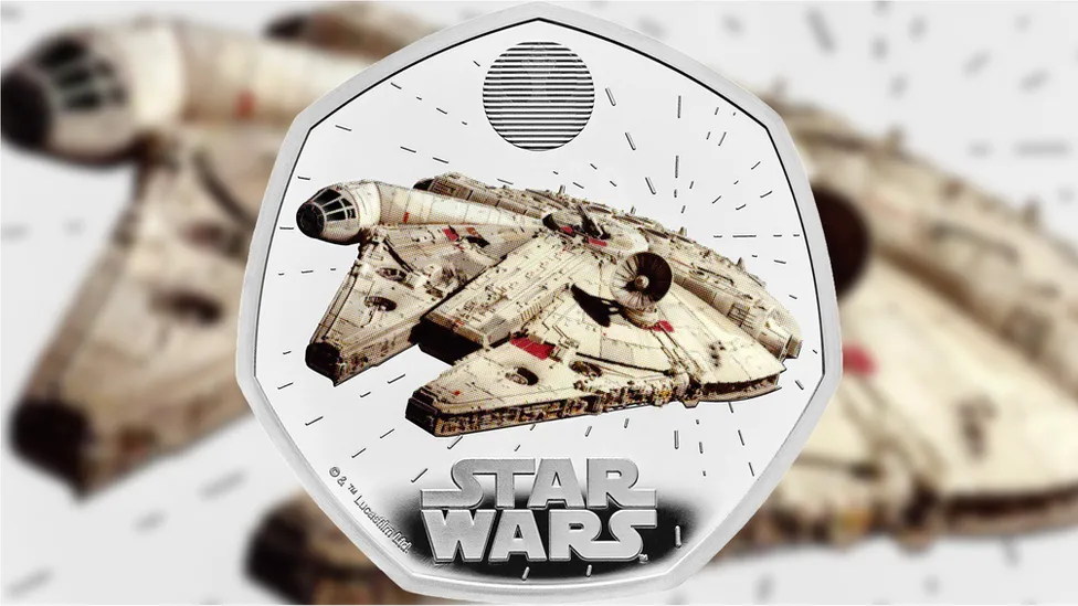 Royal Mint Launches Stunning Millennium Falcon 50p Coin and Star Wars Gold Bars for Collectors