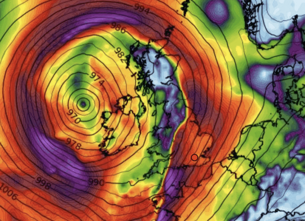 Storm Nelson Set to Slam UK This Easter with 70mph Gales and Torrential Rain