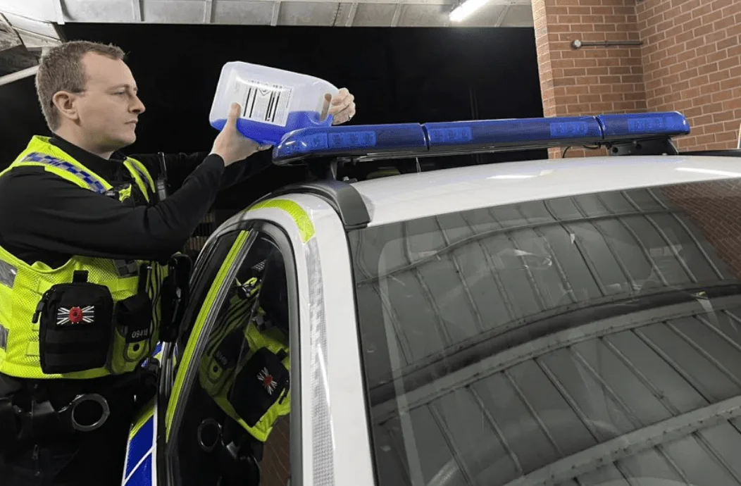 Police Cars Get Secret ‘Blue Light Boost’ Every 3 Months with Halfords’ Blue2Run