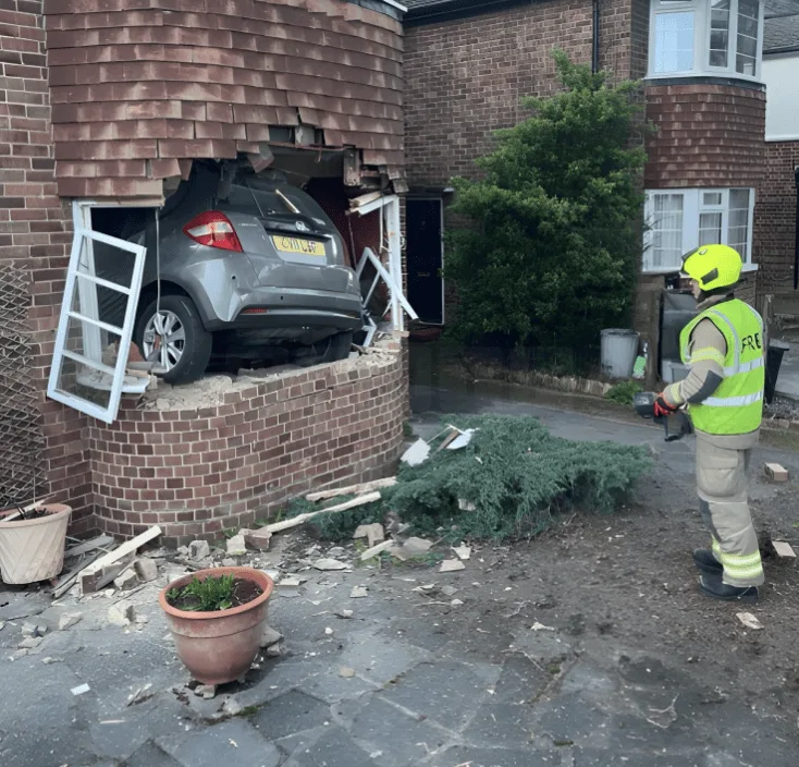 Car Crashes Into Elderly Woman’s Twickenham Flat—No Injuries as Police Investigate Mystery Smash