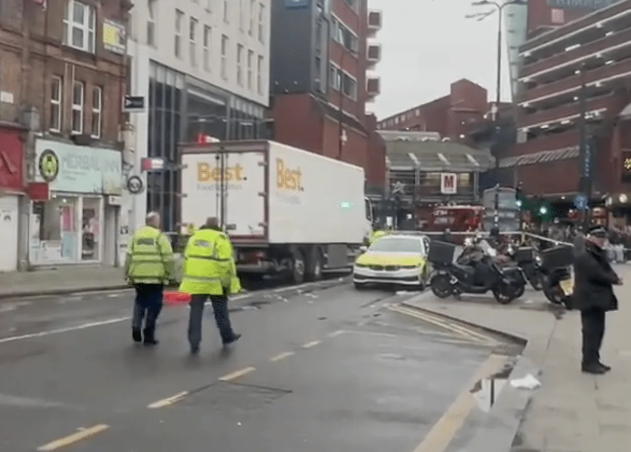 Woman Critically Injured in Wood Green Lorry Crash on High Road – Air Ambulance Flies to Scene