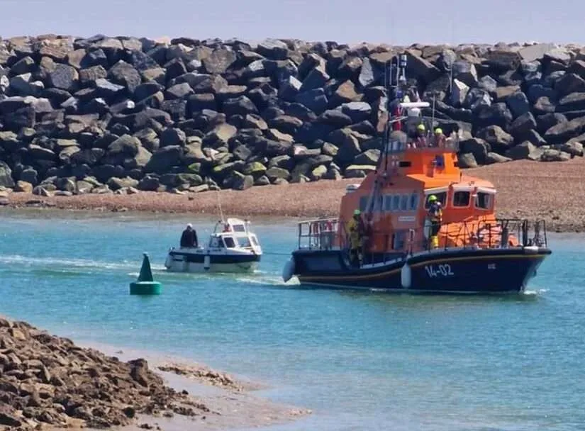Lifeboat Crew Rescues Stranded Vessel in Eastbourne