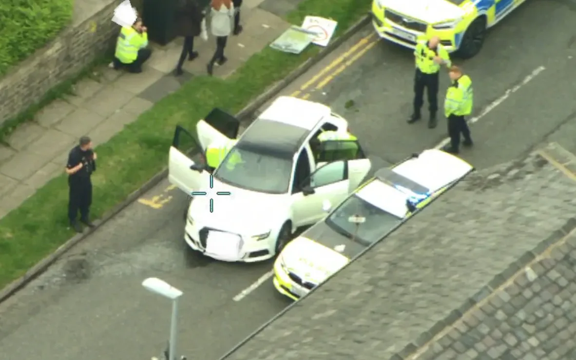 Toddler and Dog Survive 150mph Police Chase Crash as Two Men Arrested in Rochdale
