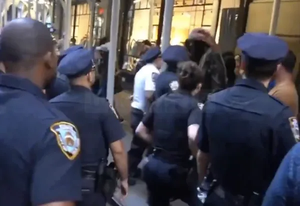 NYPD Arrest Several Protesters at George Floyd March in Manhattan on 4th Anniversary
