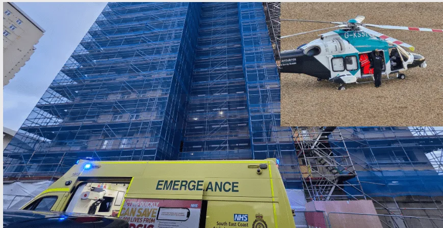 Air Ambulance Scrambles to Brighton High-Rise as Police Arrest Man in 15th Floor Death Probe