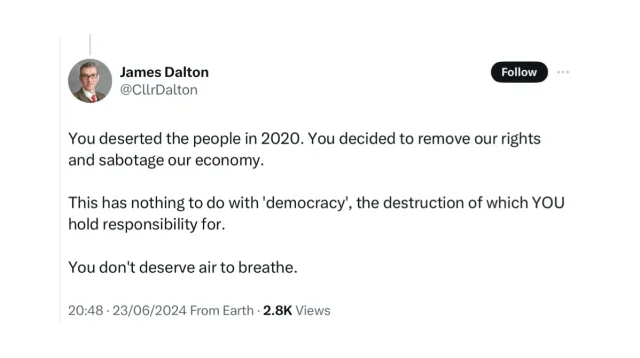 Ex-Councillor James Dalton Sparks Outrage with Brutal Twitter Attack on Labour MP Stella Creasy
