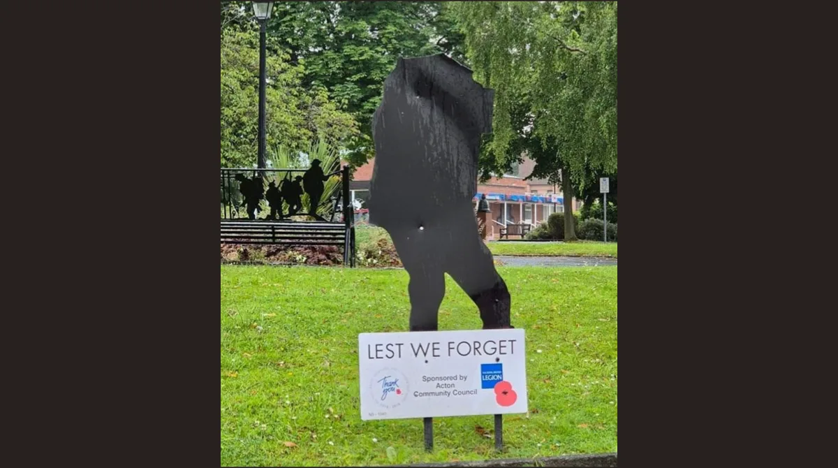 Silent Soldier Memorial Vandalised in Wrexham: Police Urge Witnesses to Come Forward