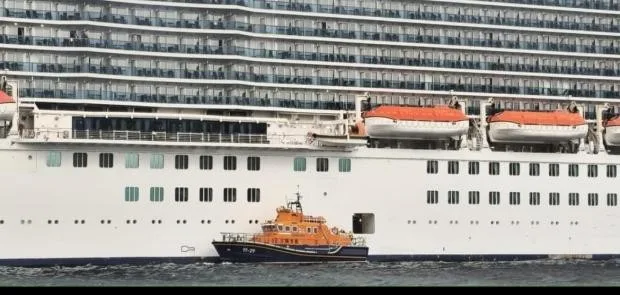 Emergency Medivac Off Cornwall: Regal Princess Passenger Lifeboat Rescue Near Falmouth