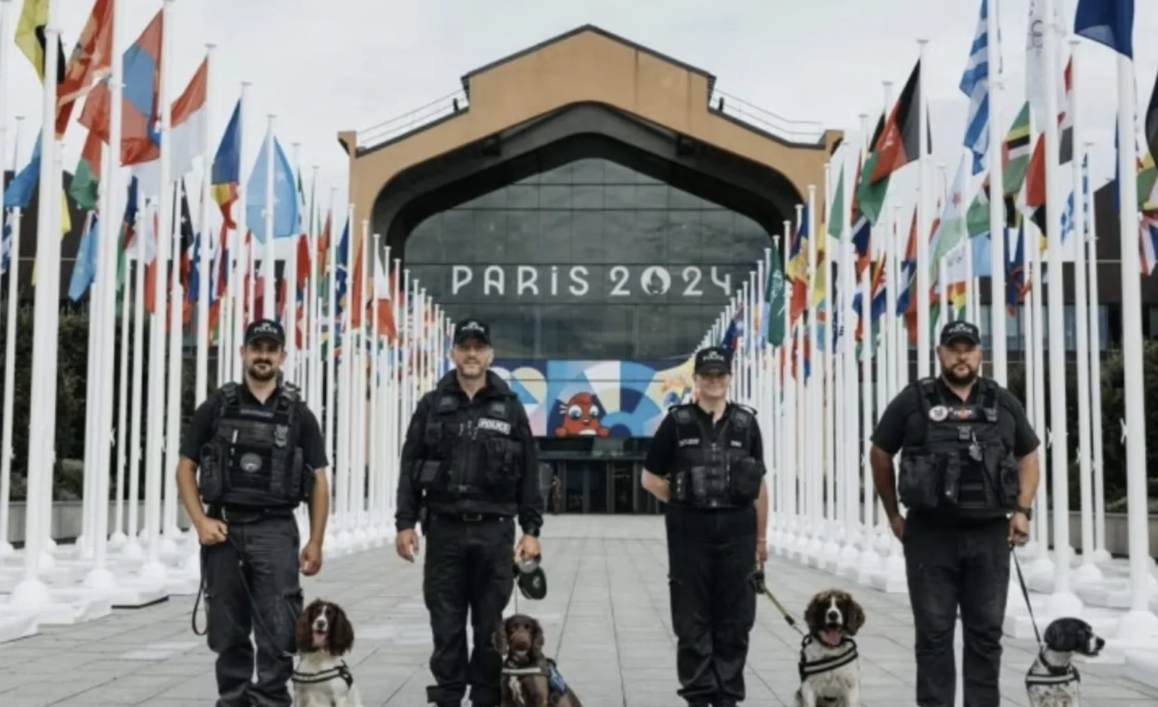 Dorset’s PD Jeff Leads UK Police Dogs on Olympic Security Mission in Paris