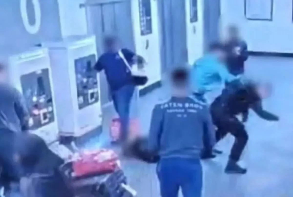 Shocking Video Shows Police Officer Kick Man in Head at Manchester Airport – Investigation Launched
