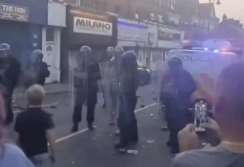 Hartlepool Erupts as Masked Thugs Launch Brutal Bat Attacks in Full-Blown Town Centre Riot