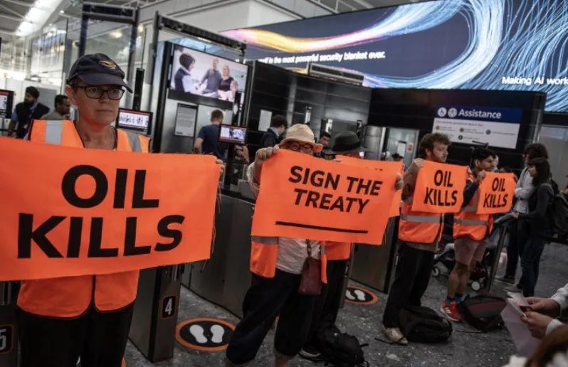 Heathrow Havoc as Just Stop Oil Blocks Terminal 5 in Climate Crisis Showdown