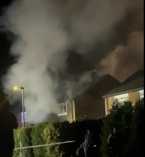 Huge Fire Erupts at Eastbourne Home on Woburn Way – Emergency Crews Race to Scene, No Injuries Reported
