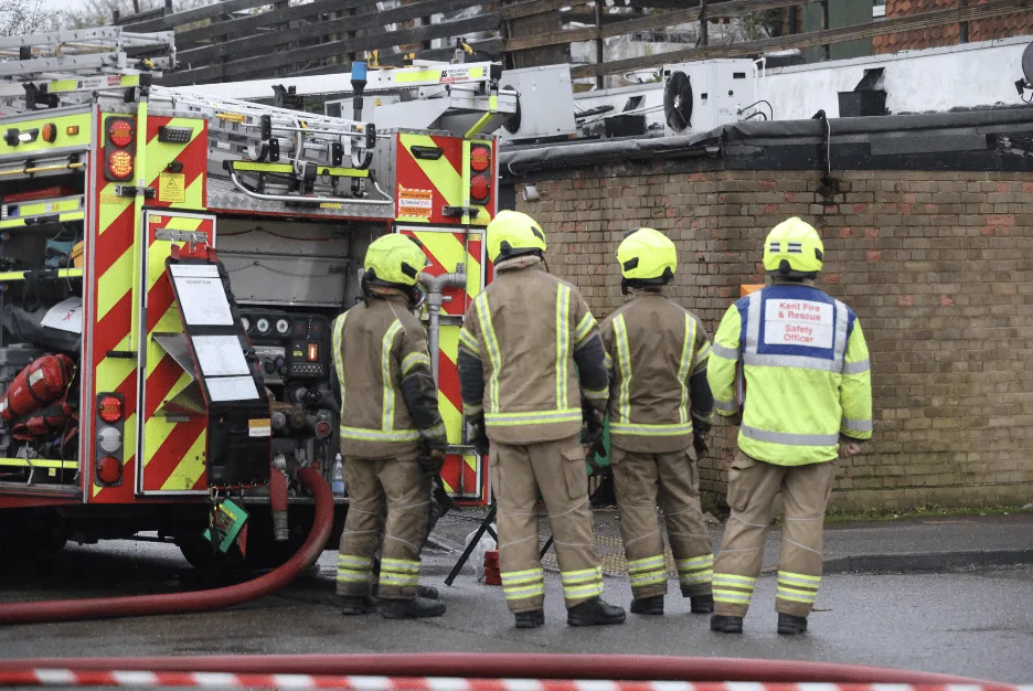 Workshop Fire in Sheerness Extinguished by Kent Fire and Rescue Service