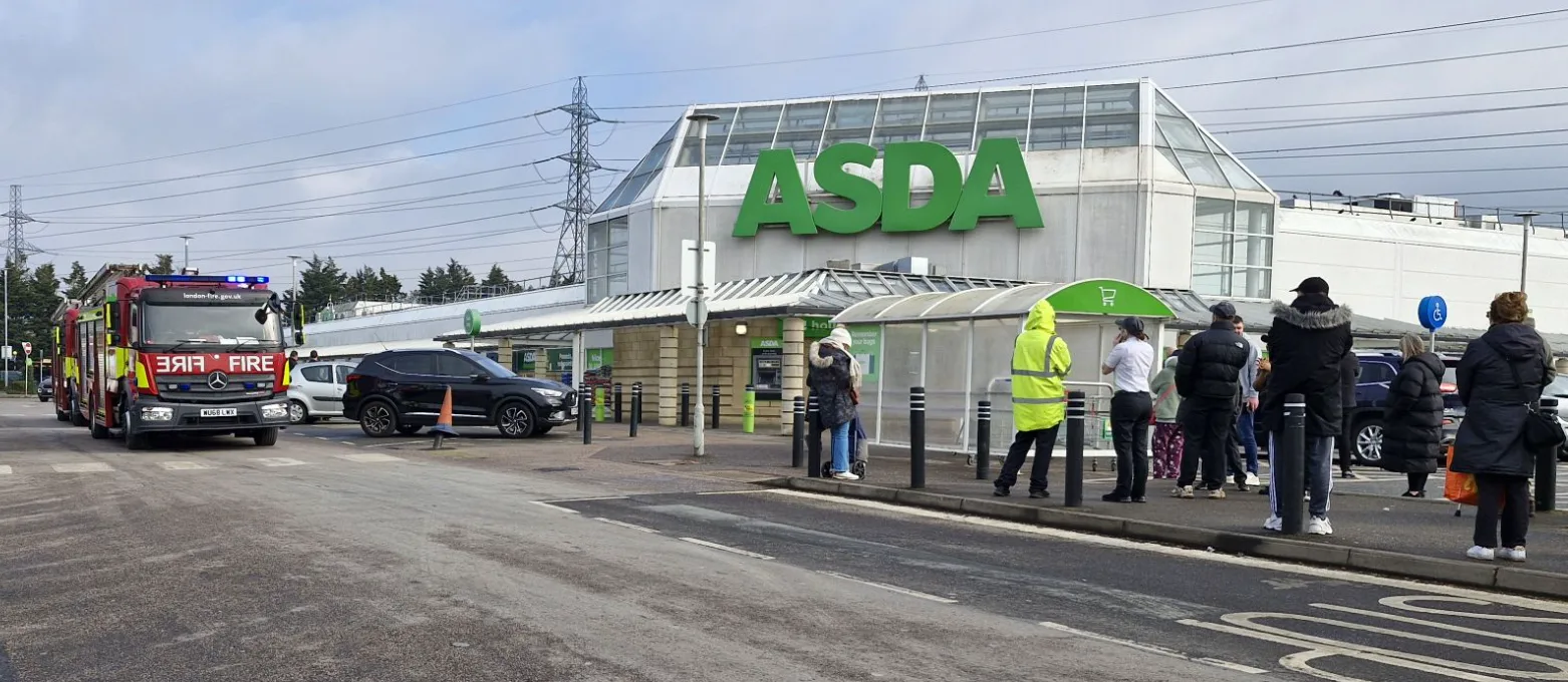 ASDA Beddington Evacuated After Bakery Fire Scare – No Injuries Reported