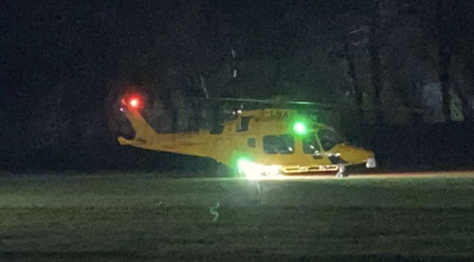 A289 Shut Both Ways After Person Falls From Bridge – Air Ambulance Landed Near Hasted Road