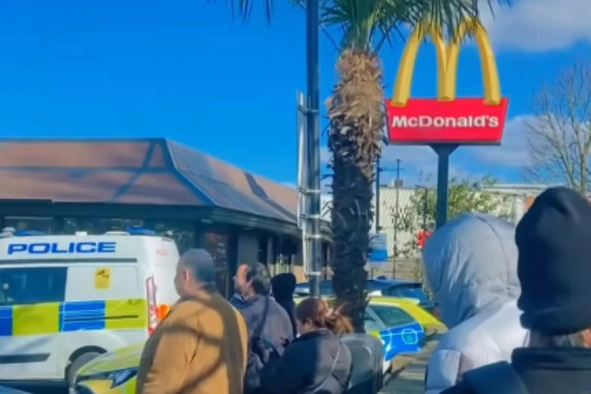 Two 14-Year-Olds Arrested After 15-Year-Old Stabbed in Southall McDonald’s Brawl