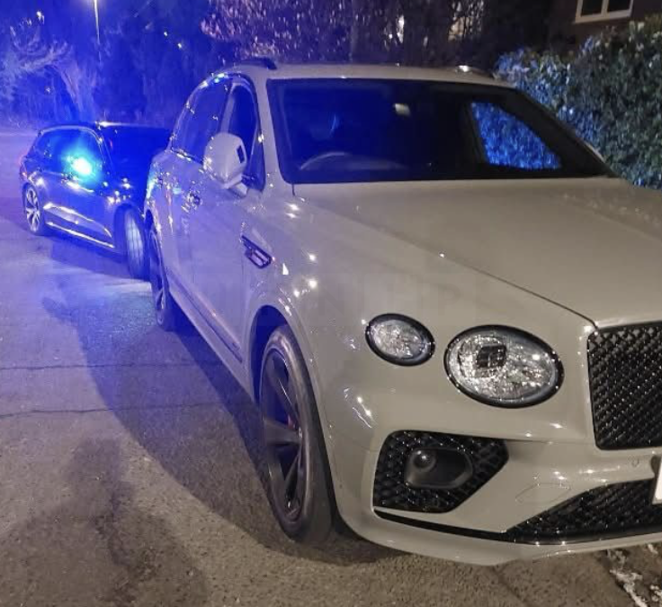 Luxury Bentley Seized After Driver Caught Without Licence in Walsall