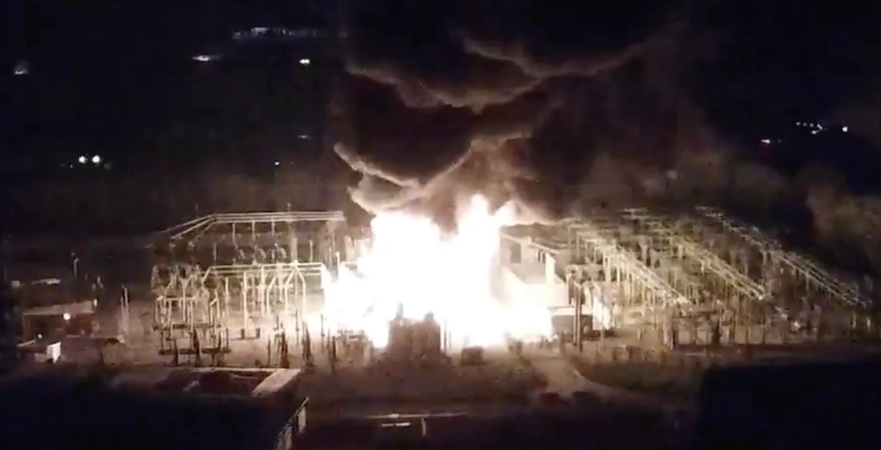 Hayes Electrical Substation Explosion Sparks Massive Fire, 20 Evacuated and Power Outages Across Area
