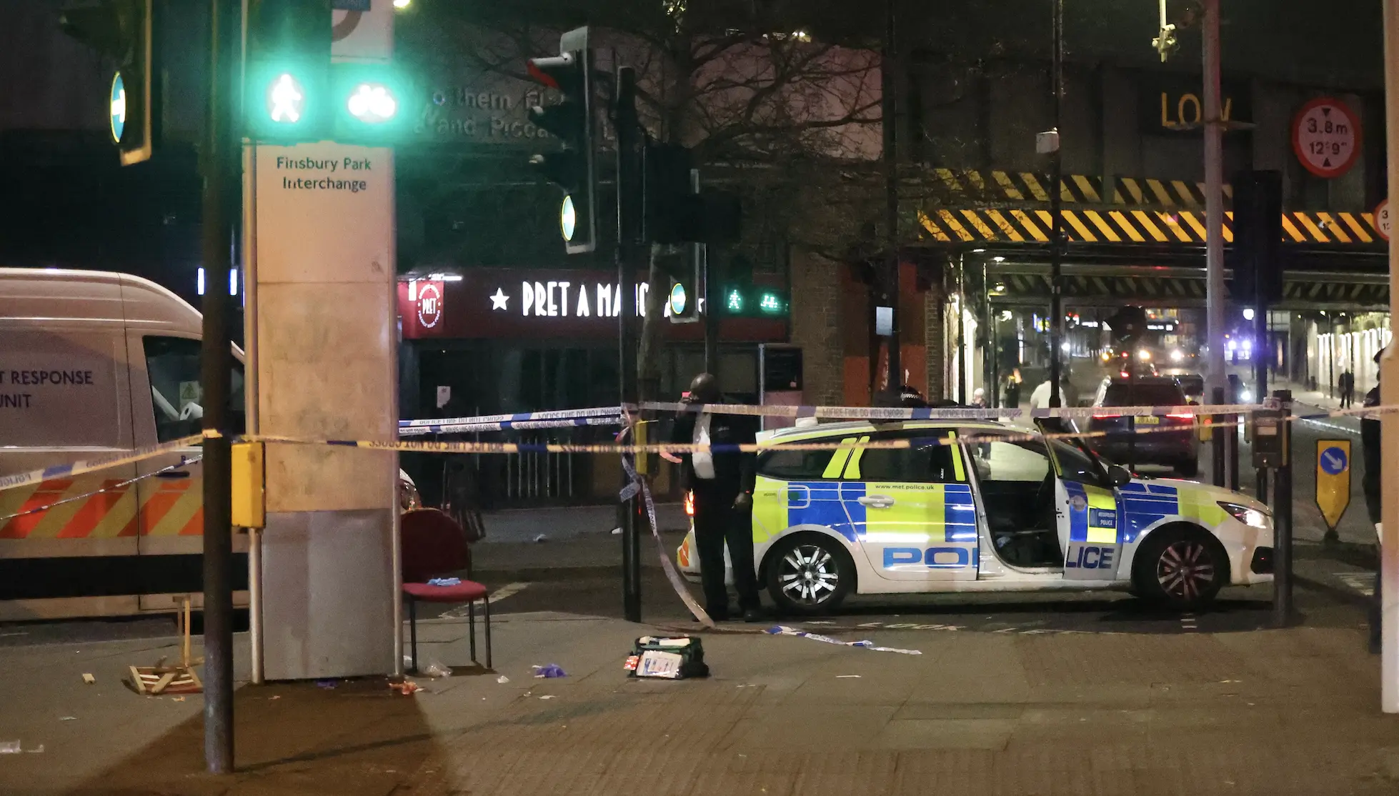Pensioner Injured and Two Arrested After Street Altercation in Finsbury Park