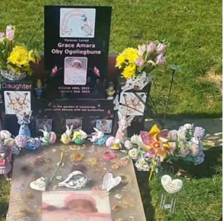 Heartbroken Mum’s Baby’s Grave Targeted as Cherished Mementos Stolen in Upminster Cemetery