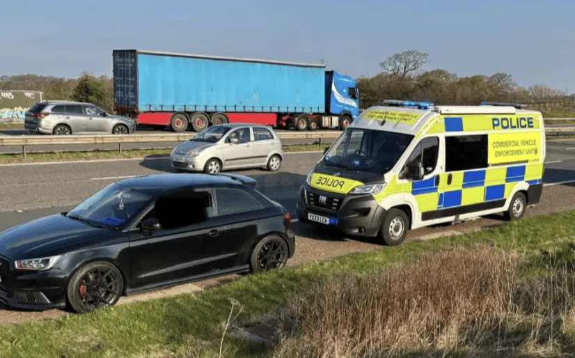Audi S1 Driver Busted on M6: No Licence, No Insurance, Cocaine Positive After Reckless Overtake of Police Van