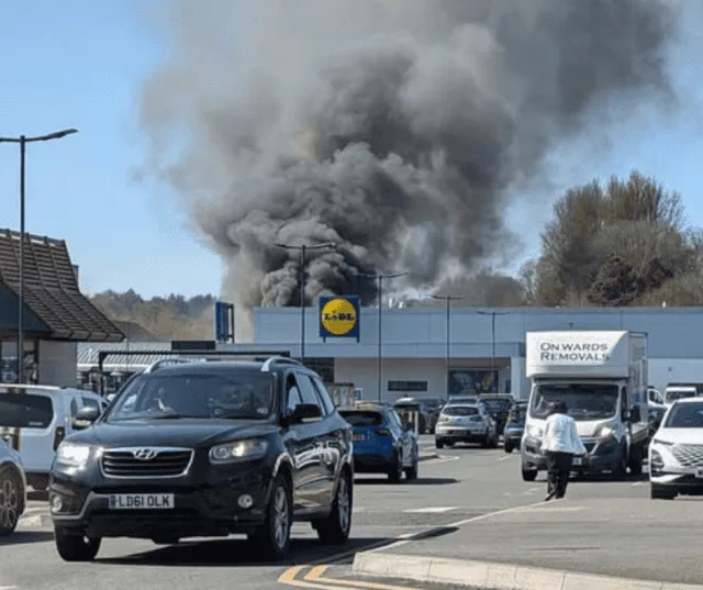 Massive Brynmawr Substation Fire Blackouts Thousands, Sparks Safety Fears Near Lakeside Retail Park