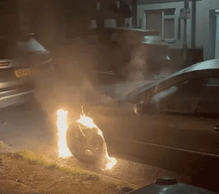 Folkestone Man Held After Overnight Car Fire Spree and Police Assault in Hythe