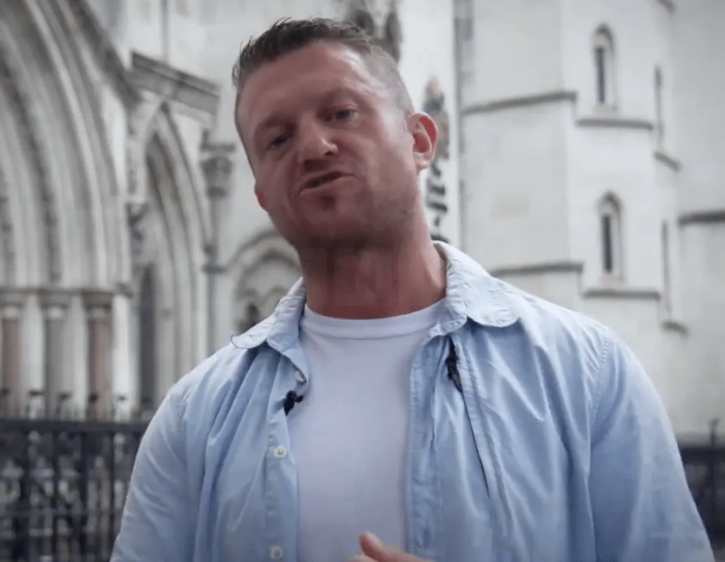 Tommy Robinson Seeks Reduced Jail Time Over PTSD Claims From Prison Segregation Battle