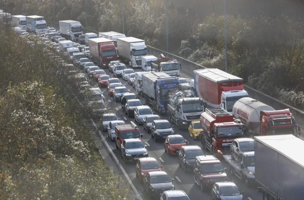 M2 Crash Near Faversham Causes Five-Mile Tailbacks and Hour-Long Delays—No Injuries Reported