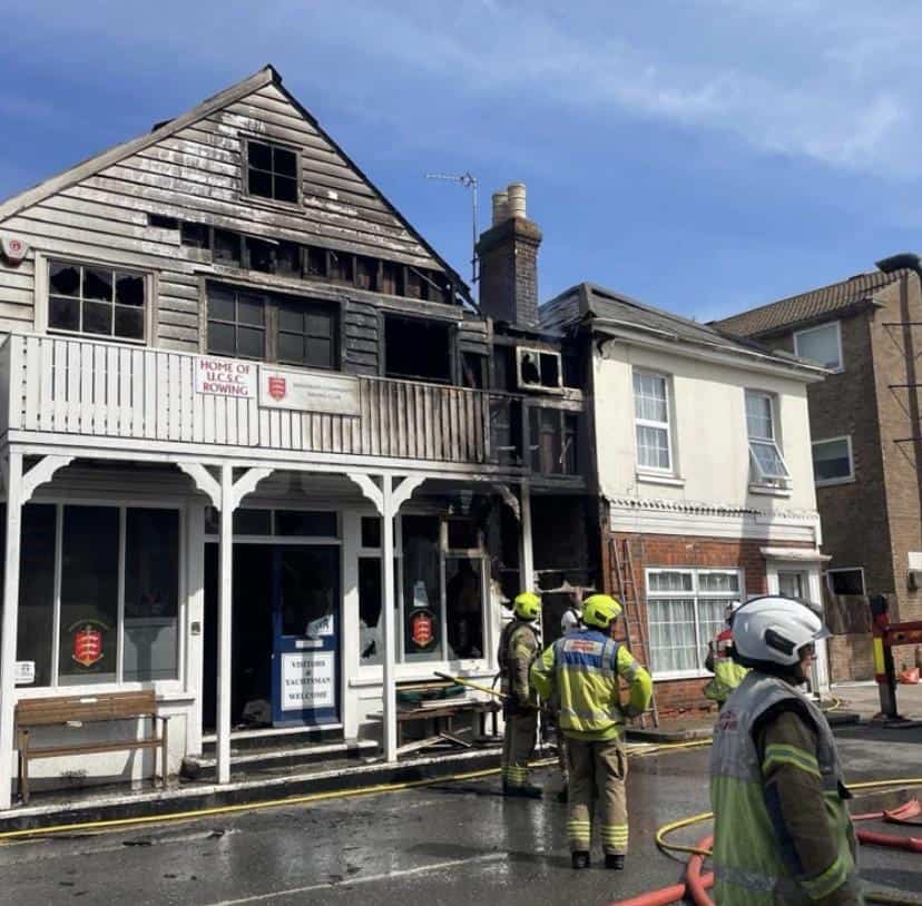 Fire Devastates Grade II Listed Building in Brightlingsea