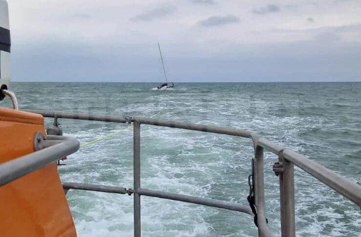 Newhaven RNLI Rescues Yacht Crew After Rudder Fails in Rough Seas off Birling Gap