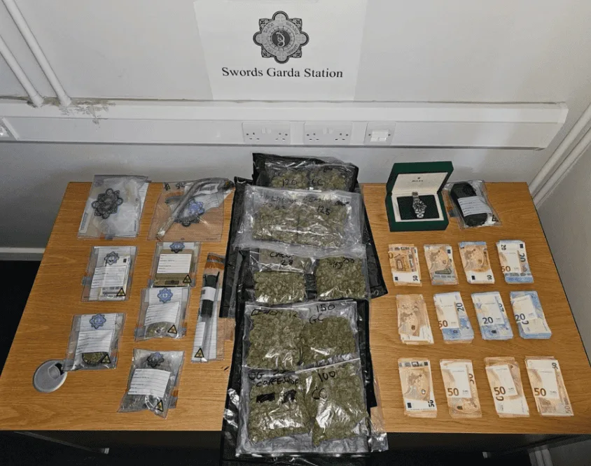 Gardaí Bust €22,000 Cannabis and Cocaine Haul in Donabate, Arrest Young Suspect