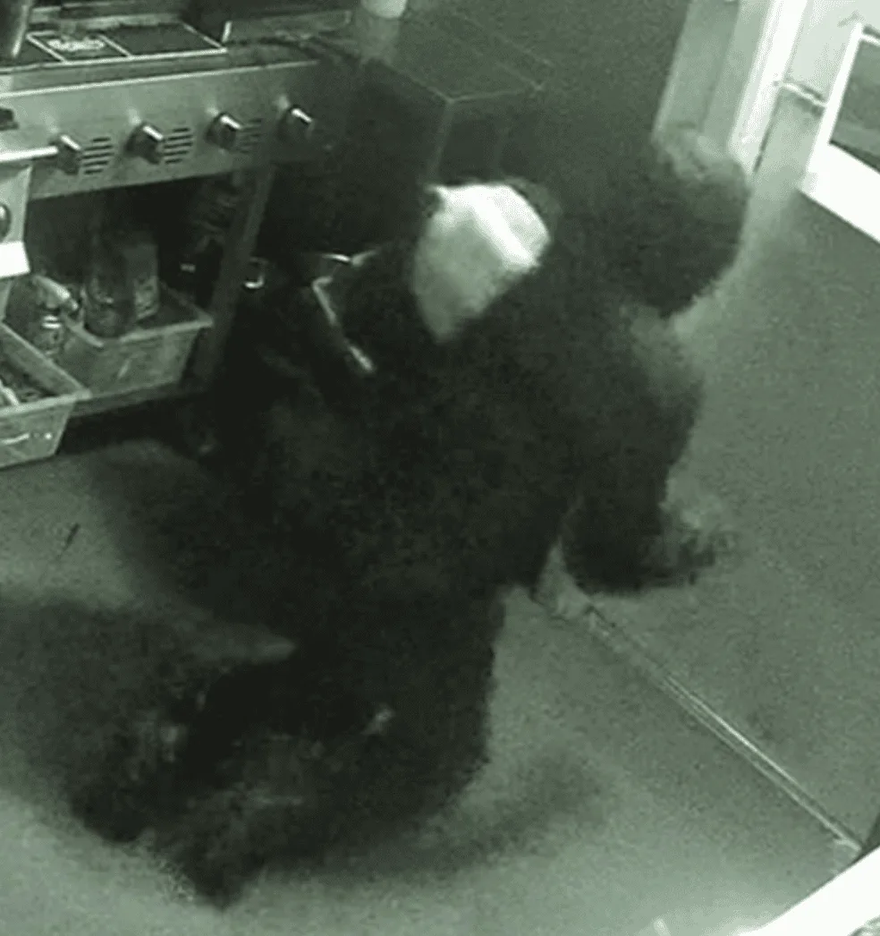 £3,000 Till Stolen in Swindon Burglary – Police Hunt Thief with Torn Coat on CCTV