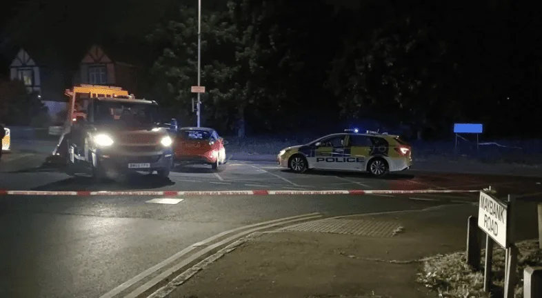 South Woodford Crash: Firefighters Rescue Trapped Driver on Chigwell Road, Traffic Chaos Ensues