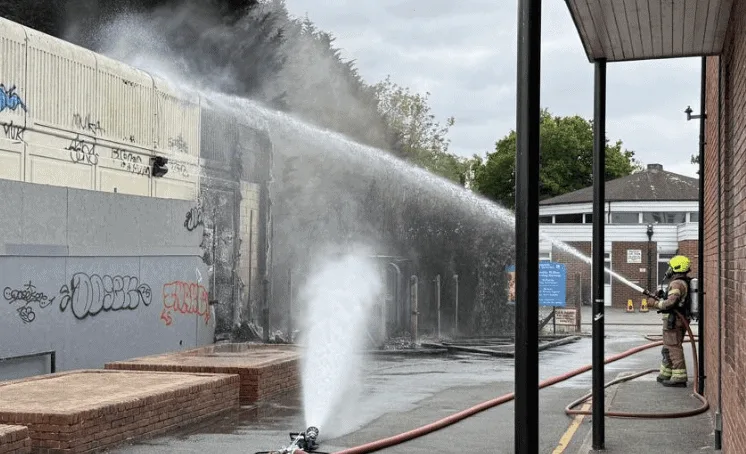 Inferno in Wickford: Substation Blaze Spreads to Derelict Building, High Street Closed