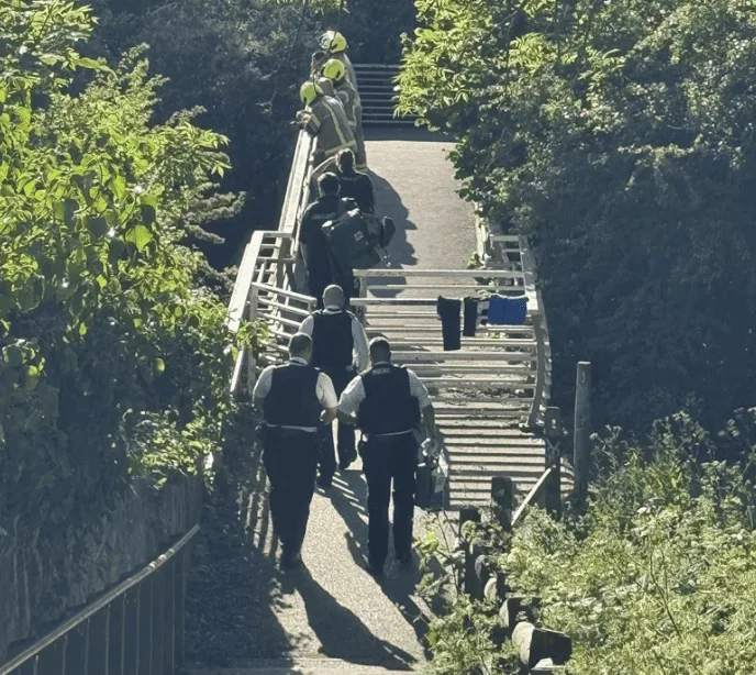 Major Rescue Underway After Person Spotted in River Near Ilford Footbridge
