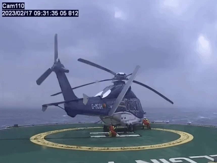 Storm Otto Horror: Helicopter Blade Snaps Inches from Oil Rig Worker on Elgin Platform
